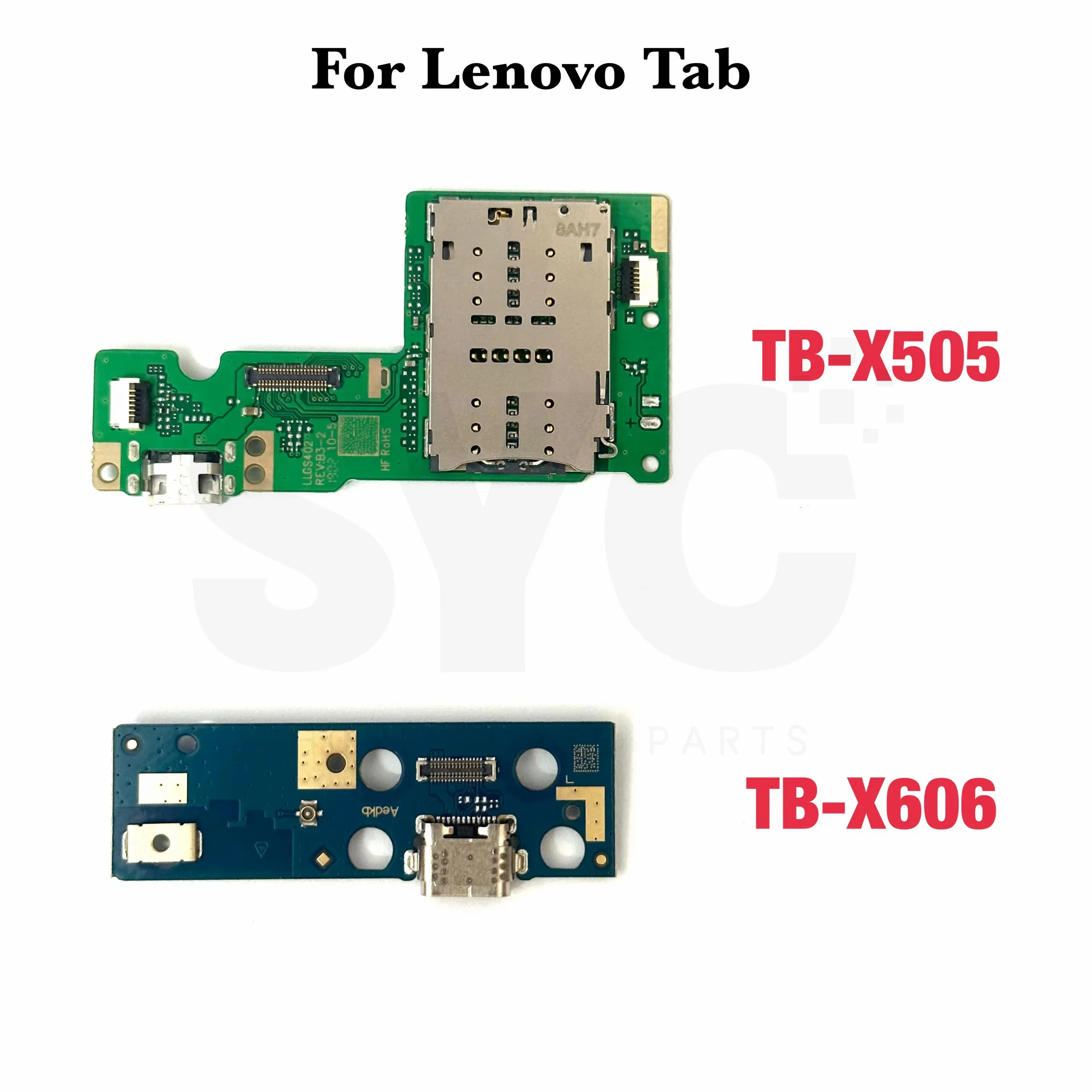 Carregador USB Doca de Carregamento com Cabo Flex, Port Board, Cartão Sim Conector Plug para Lenovo Tab M10 Plus X505 X505F X606 X606F TB-X505