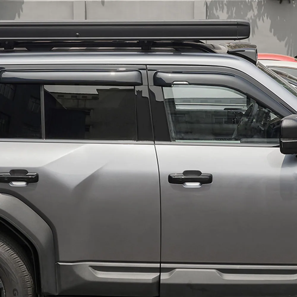 6pc Tinted Window Visors for BYD Leopard 5 – Rain Guards