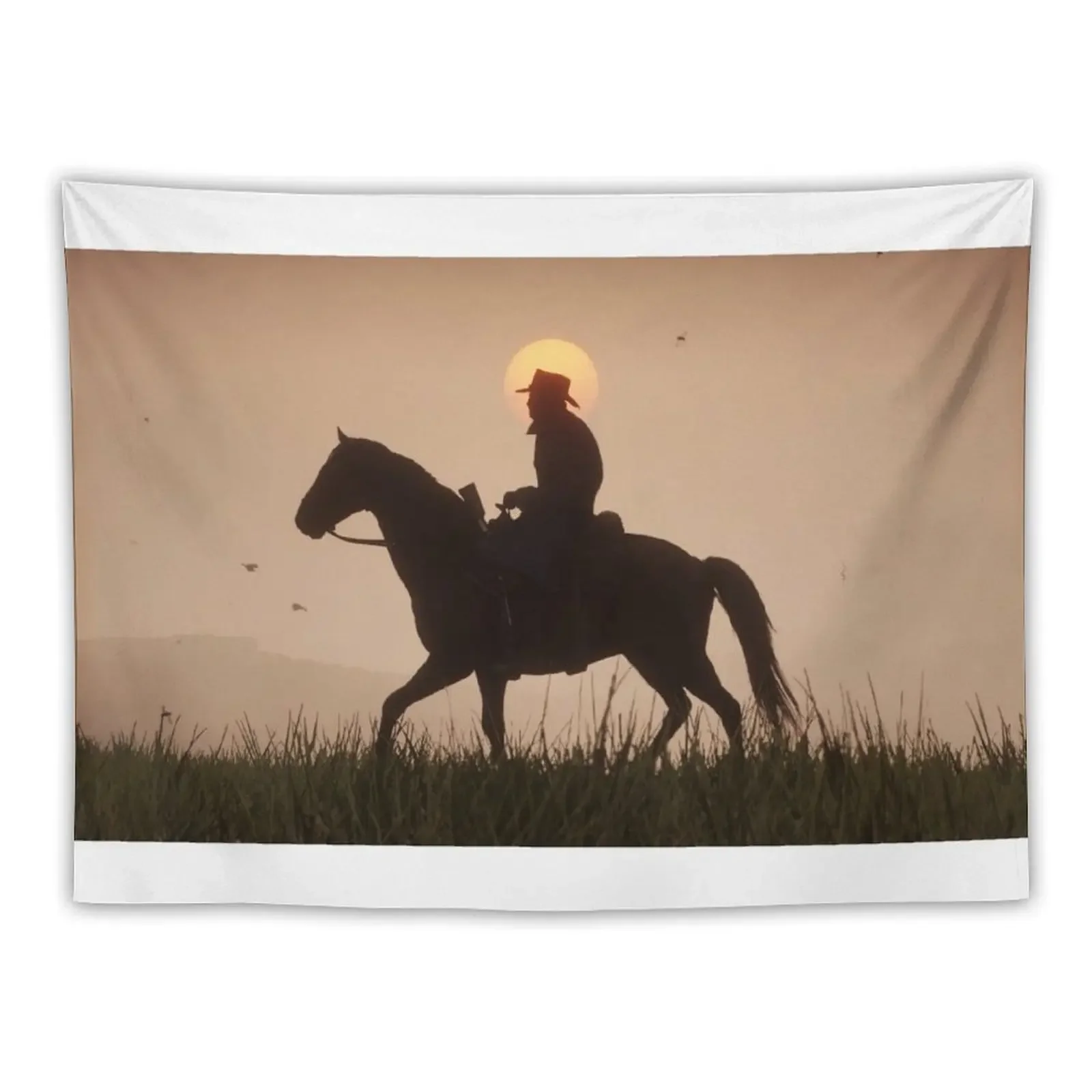 Arthur Morgan Strolling On A Horse Tapestry Room Decorations Aesthetic Wall Deco Carpet Wall Home Decorations Tapestry