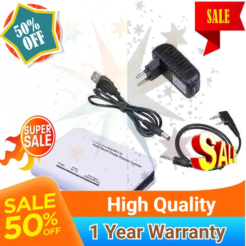 SWZY New SR-112 Cross Band Simplex Repeater Controller for Baofeng Walkie Talkie Two Way Radio