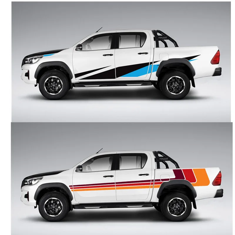 

Car Vinyl Stickers yamagata body stripe For Toyota Hilux modification customized sports decals