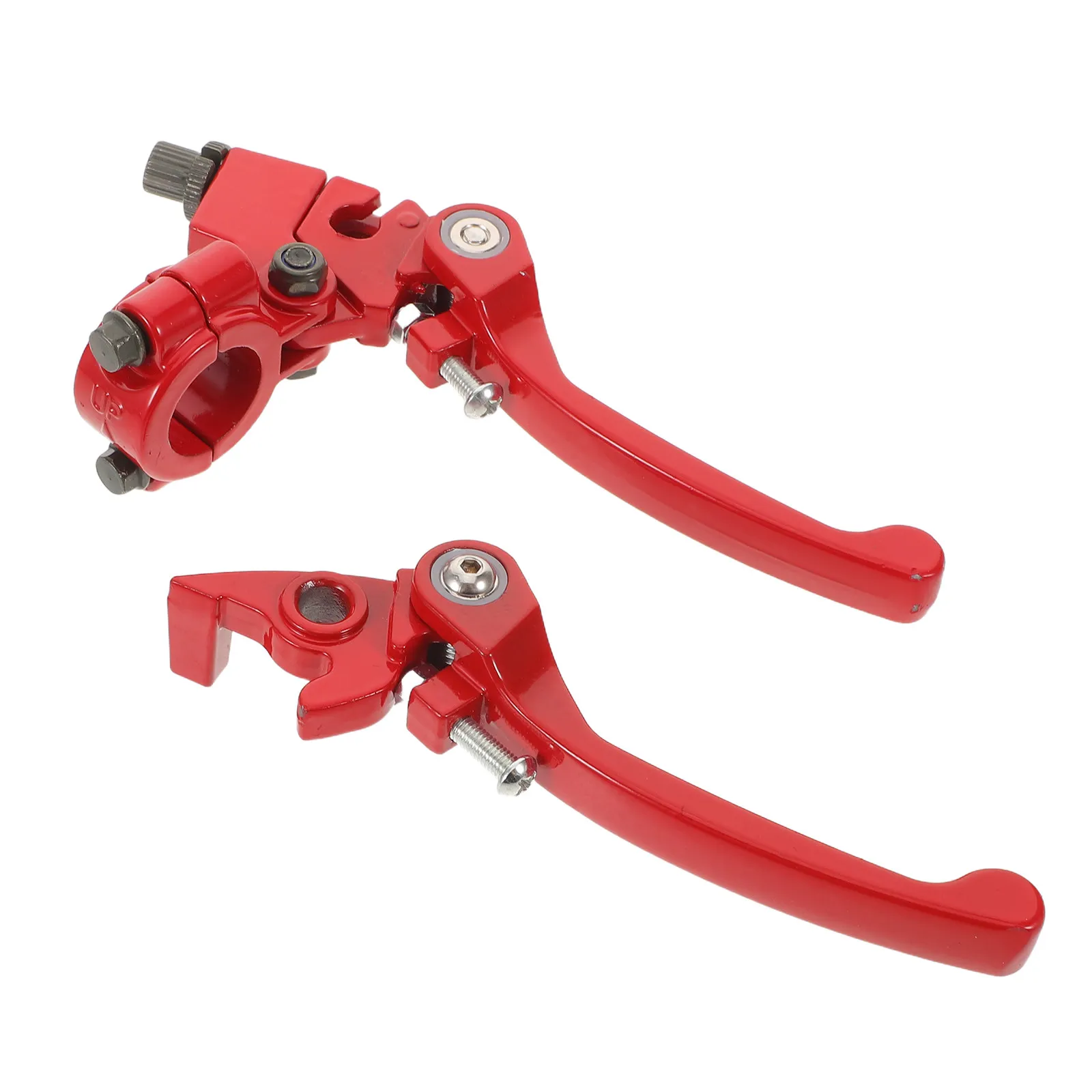 2Pcs Off-Road Motorcycle Clutch Brake Lever Set Ergonomic Wear-Resistant for 22Mm Handlebar Dirt Bike Atv Pit Bike Mini