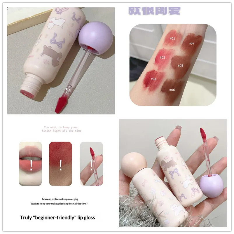 

[MA]HERORANGE Nude Matte Lip Mud Водостойкая матовая жидкая помада-мусс с высокой пигментацией, стойкая, нелипкая, корейская косметика