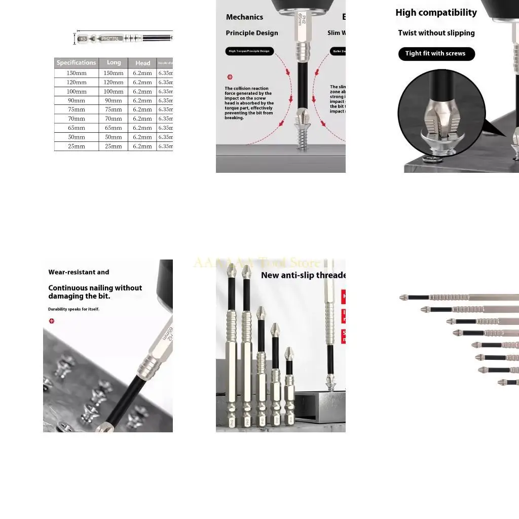 

A2BE-удара перекрестная отвертка бит 25-150 мм высокого момента