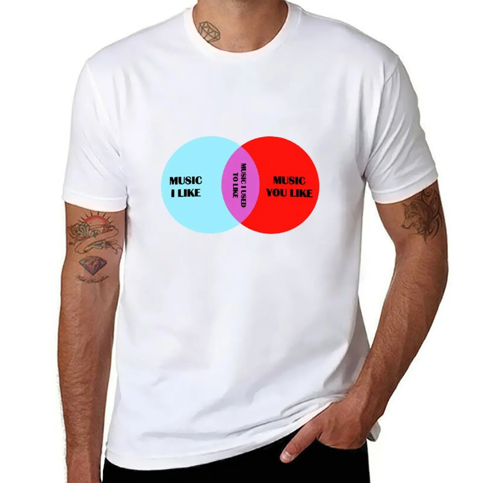 

Music I Like, Music you Like, Music I used to Like IT CROWD T-Shirt man t shirts graphic t shirt man cotton T-Shirt