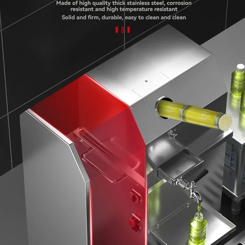 Maszyna do trzciny cukrowej Elektryczna maszyna do wyciskania soku z trzciny cukrowej dedykowana do ustawiania stoiska