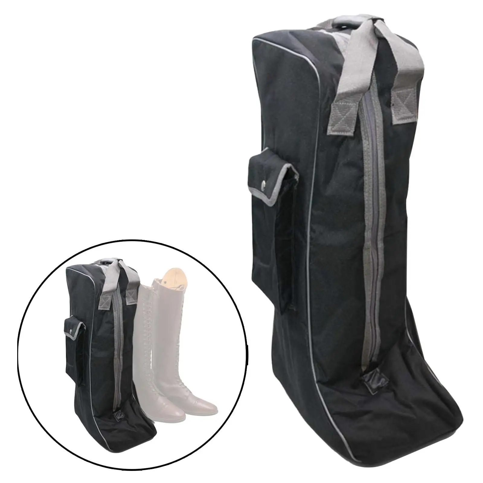 Knight Boot Bag, Equestrian Equipment Organizer Shoes Storage Bags Long Boots Sports