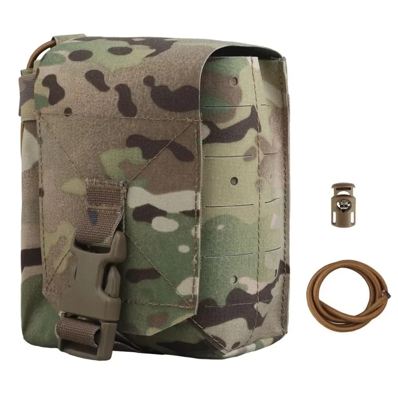 Large Multifunctional Camouflage Pouch MOLLE Mounting Magic Tape Design Pack Adapt To Various Hunting Vest Equipment and Belt