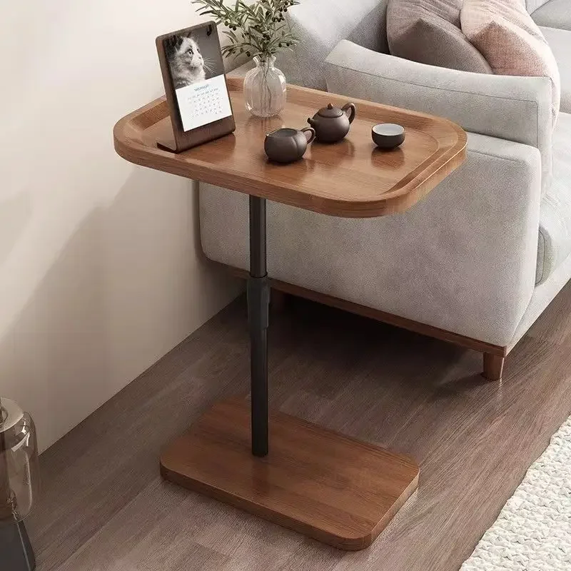 Bedside table Internet celebrity round table rack coffee light luxury sofa side table movable bedside