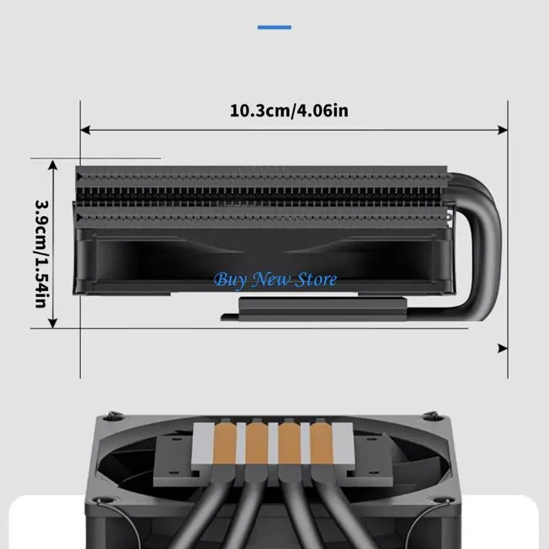 20CE 3800RPM تبريد وحدة المعالجة المركزية 4 أنبوب حرارة 3800RPM استبدال مروحة التبريد في 1700/1200/1150/1366/1356 الملحقات #6
