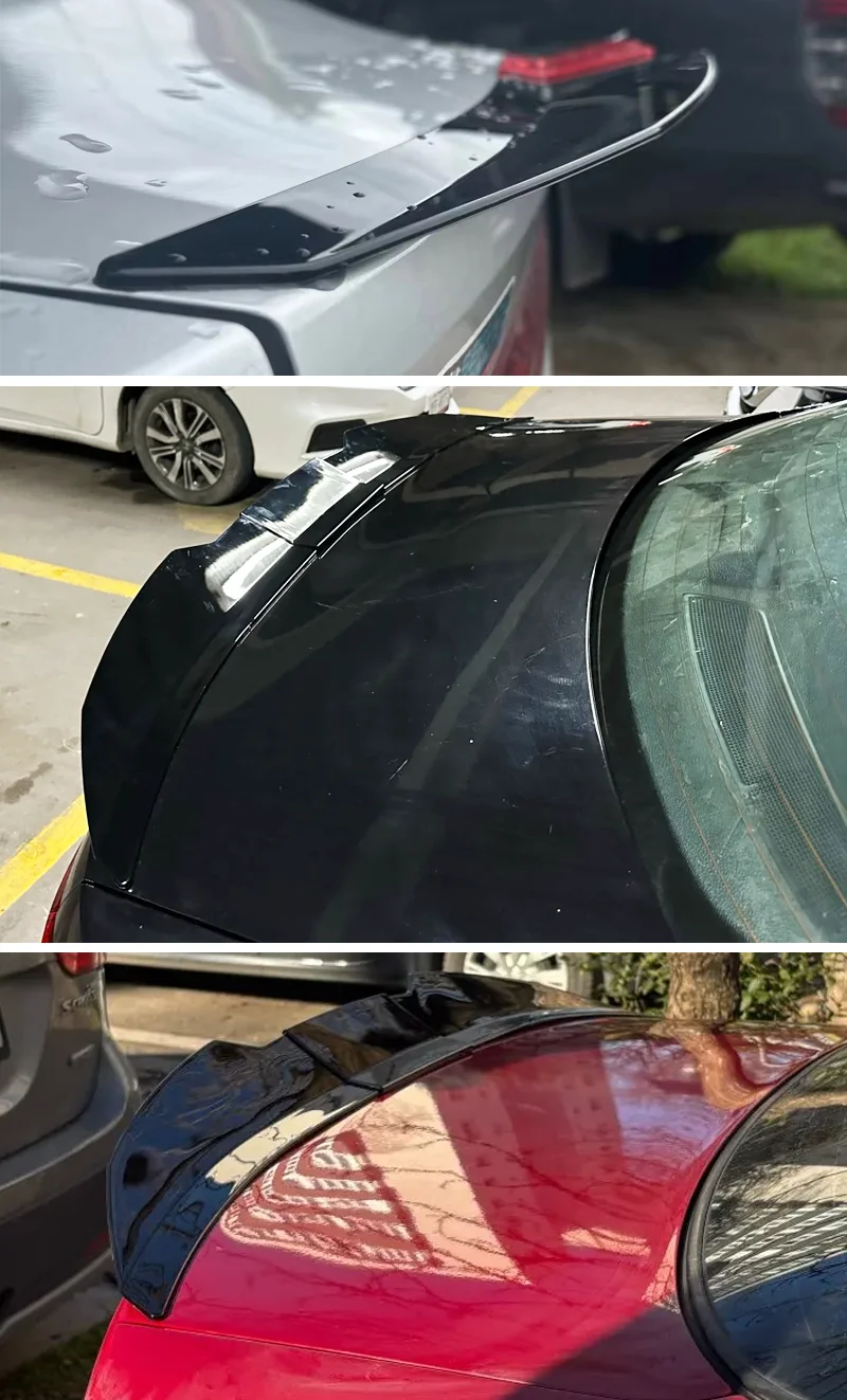 Für BMW Zubehör 5er Serie E60 E61 F10 G30 Auto Heckspoiler Lippe Flügel Entenschnabel 3-teilig ABS – Detail 4