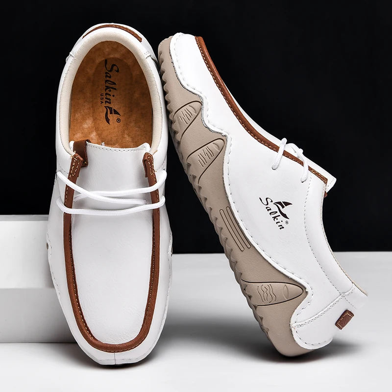 Oversized men's shoes 2024 new fashion set with casual shoes soft top soft sole Tsutsu shoes