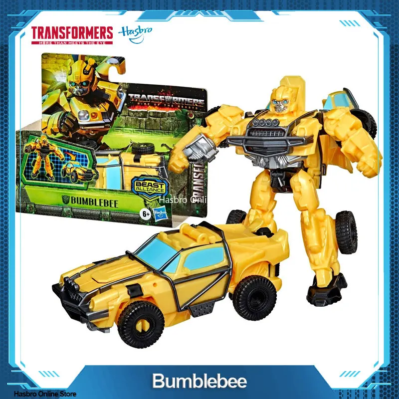 

Hasbro Transformers Movie 7 Rise of the Beasts Battle Changer Bumblebee Transformation 10 Series F4607