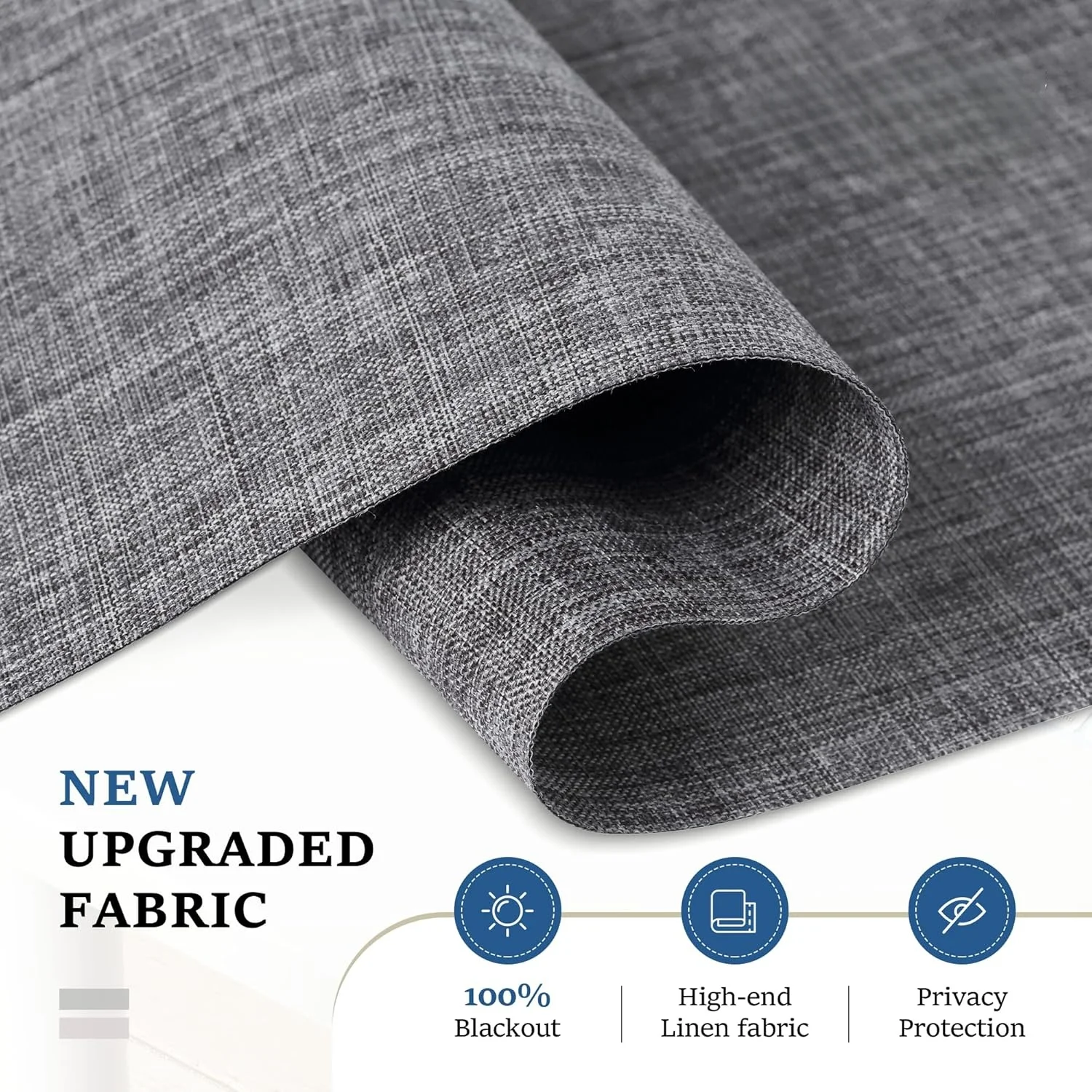 New Design Square Wrapped Fabr - огляд і ціна Linen Roller Blind