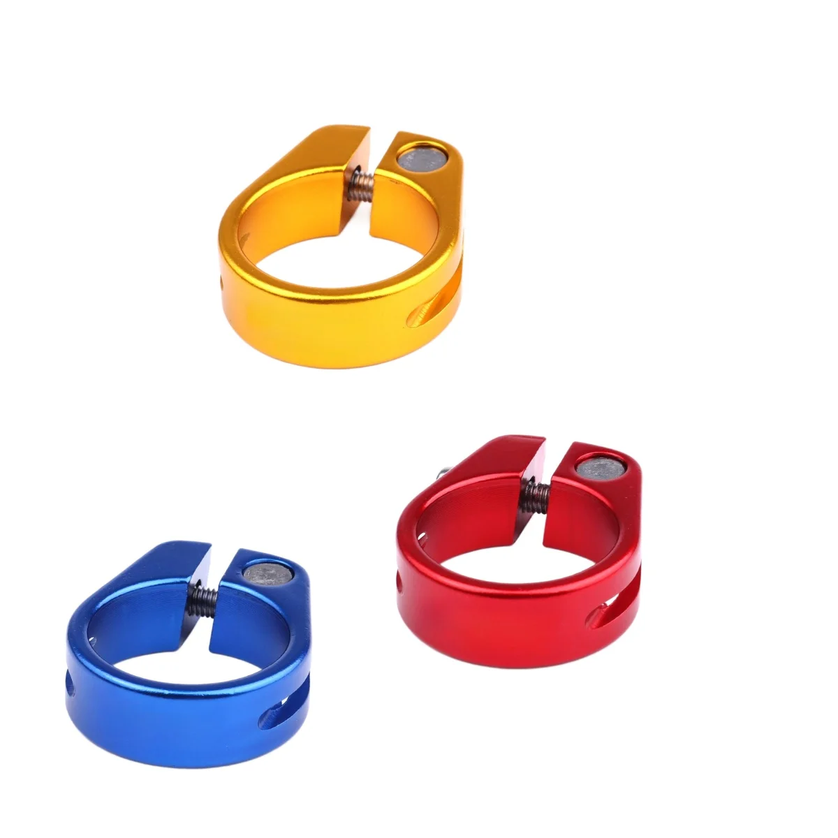 Aluminum Alloy Seatpost Clamp Featuring Quick Height Adjustment and Reliable Clamping for 34.9mm For mountain Bike Posts