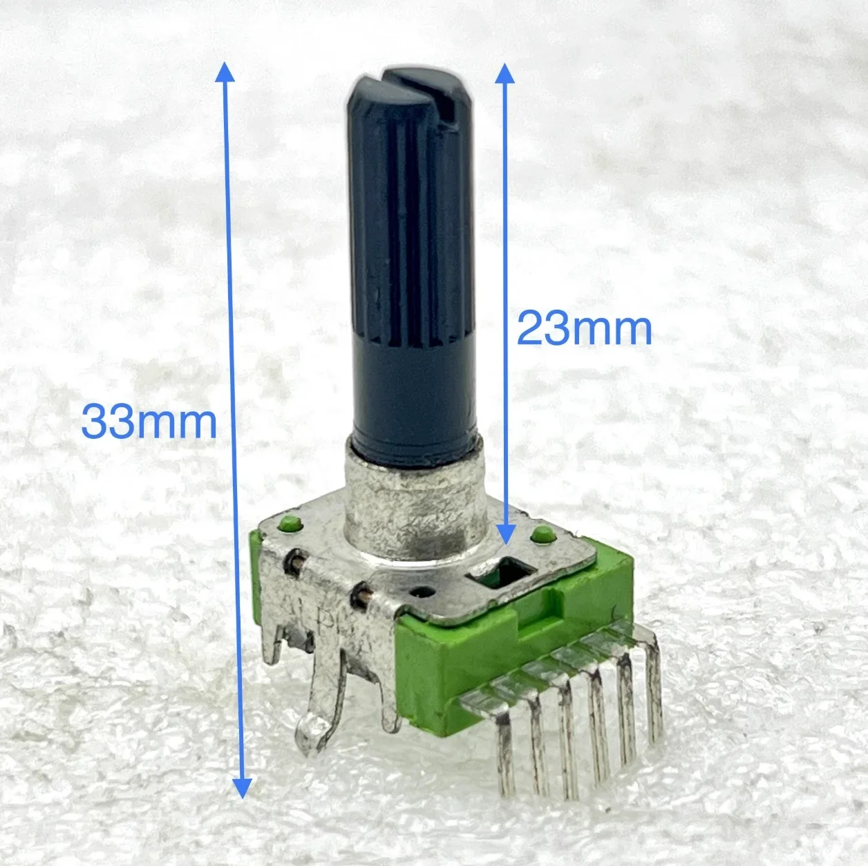 2 pcs Taiwan ALPHA RK12 rotary potentiometer 10K axis length 23mm