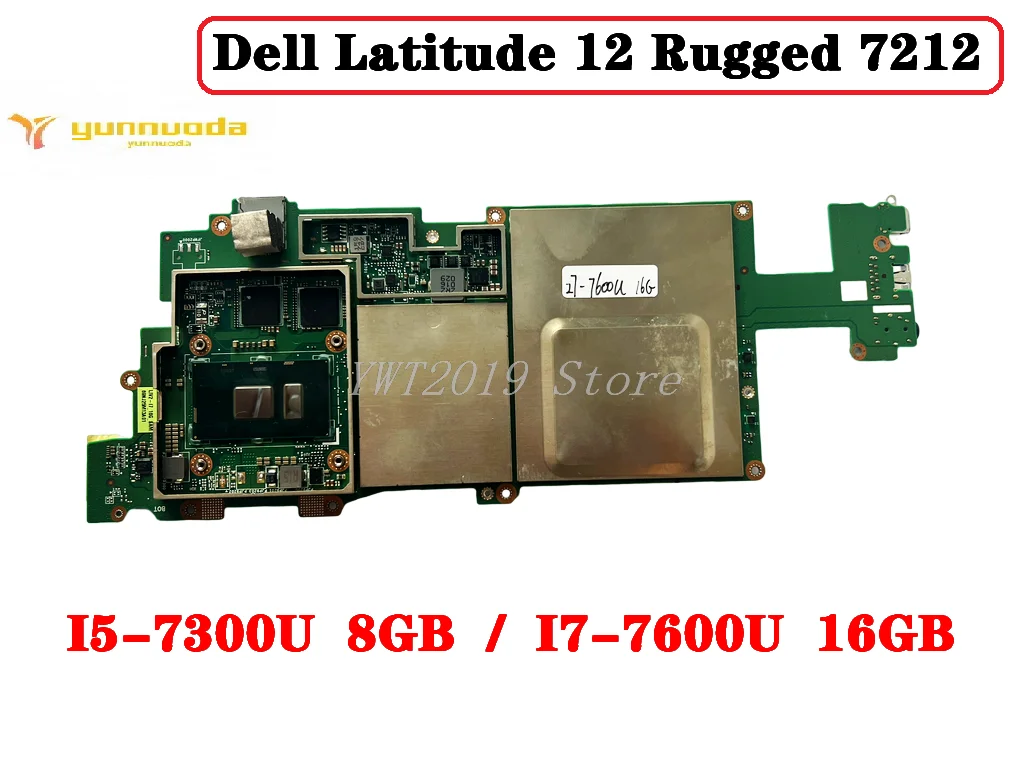 

Original For Dell Latitude 12 Rugged 7212 Laptop Motherboard 0V03GD With I5 I7 CPU 8GB 16GB RAM 100% Tested Good Free Shipping