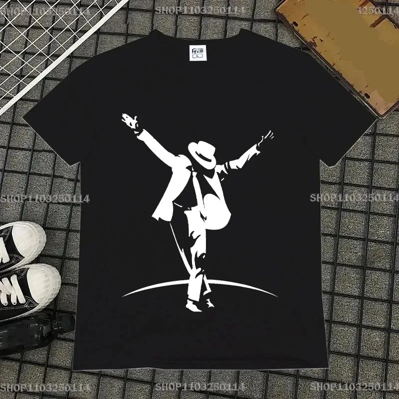 Michael Jackson T-Shirt Women Digital Print T Cotton T Shirt Funny Art Street Trend Clothing Cartoon Casual Fashion Top Unisex