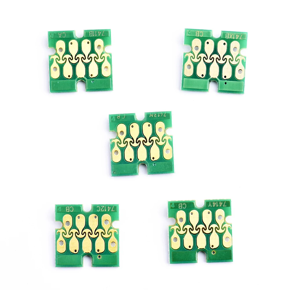 

Permanent Ink Carrtridge Chip for Epson T741X T7411 F6200 F7200 F9200 F9370 F9300 Printer