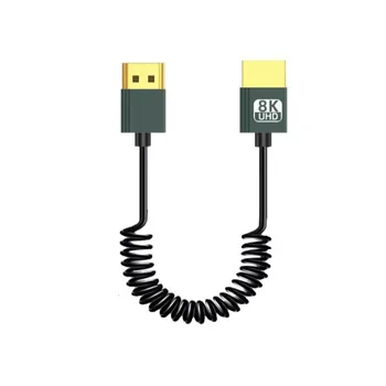 כבל HDMI 2.1 זוויתי 8K גמיש לשידור איכותי