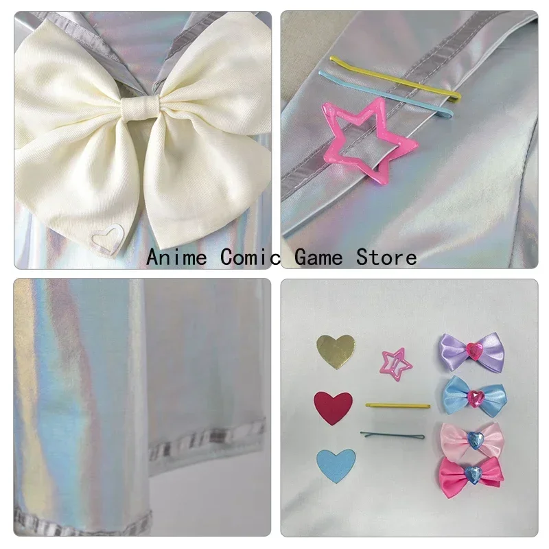 Game NEEDY GIRL OVERDOSE KAngel Cosplay Costumes Wig Lolita Dress Laser JK Sailor School Uniform Halloween Party for Women Girls - Image 4