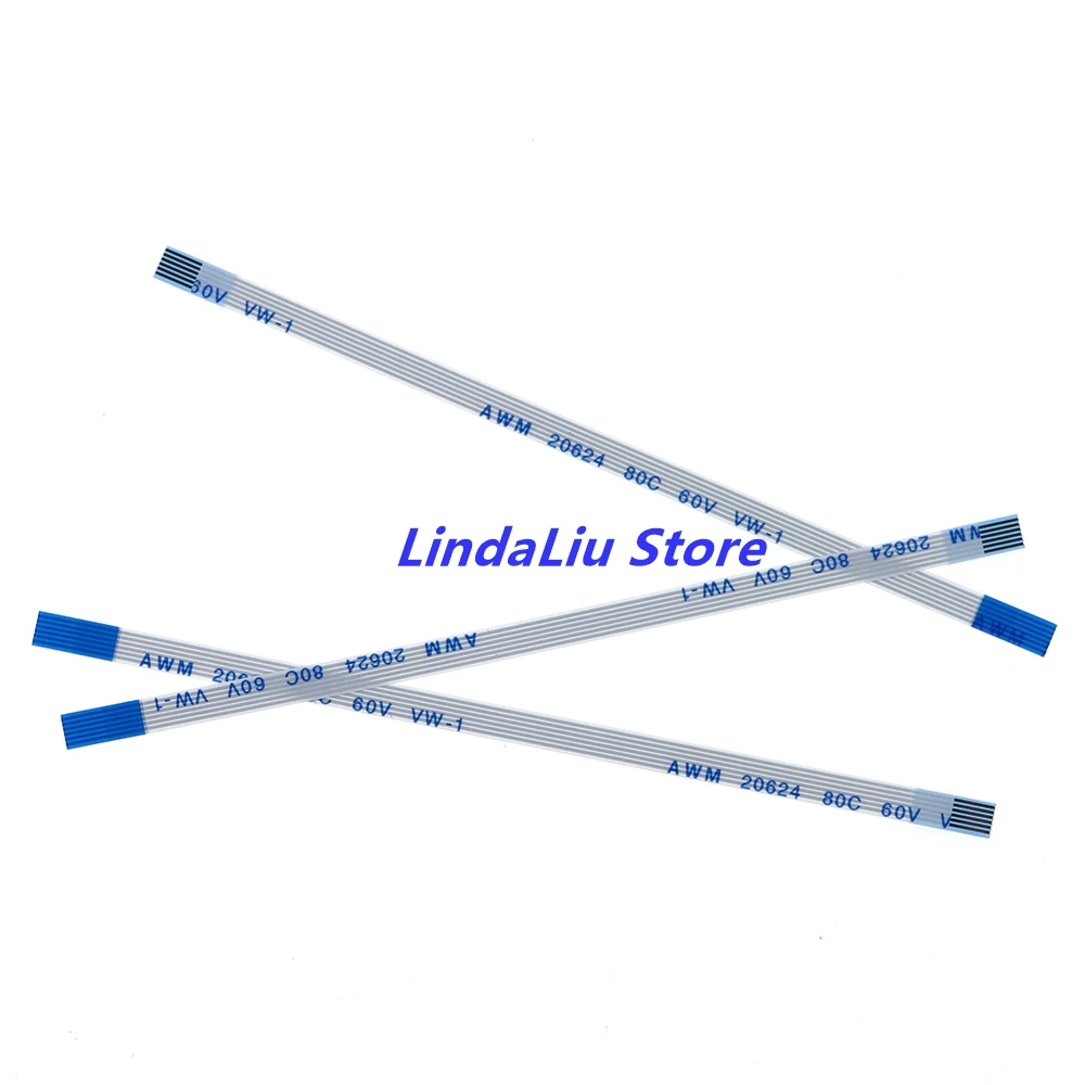 PS3 슈퍼 슬림 3000 4000 CECH-4000 PS3 6Pin 전원 스위치 케이블 용 100PCS 6pin On/Off 전원 리본 케이블