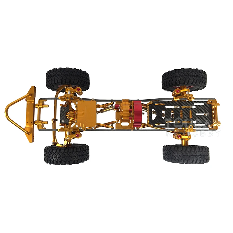 

1/10 AXIAL SCX10 D90 Rock Crawler с ЧПУ Радиоуправляемый автомобиль Рама из алюминиевого сплава Шасси