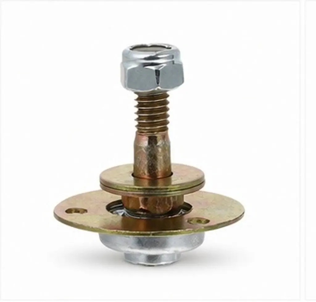 10Pcs Rocking Chair Connecting Bearings Iron Mechanical M8 Rocking Chair Repair Hardware Furniture Bearing Replacement Screws