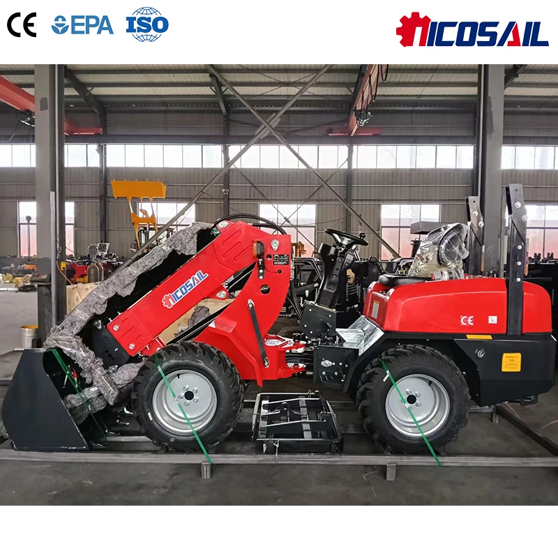 

Custom Compact Telescopic Boom Loader for Urban Community & Municipal Environmental Improvement