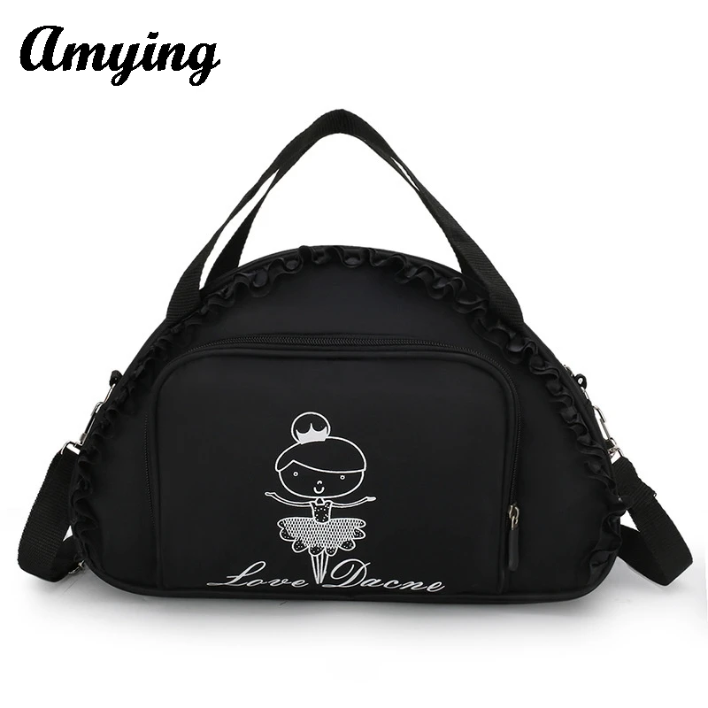 Princess Dance Bag Ballet Dance Bag for Girls Gymnastics Latin Dance Yoga Tap Dance Jazz Storage Bag Kids One Shoulder Dance Bag