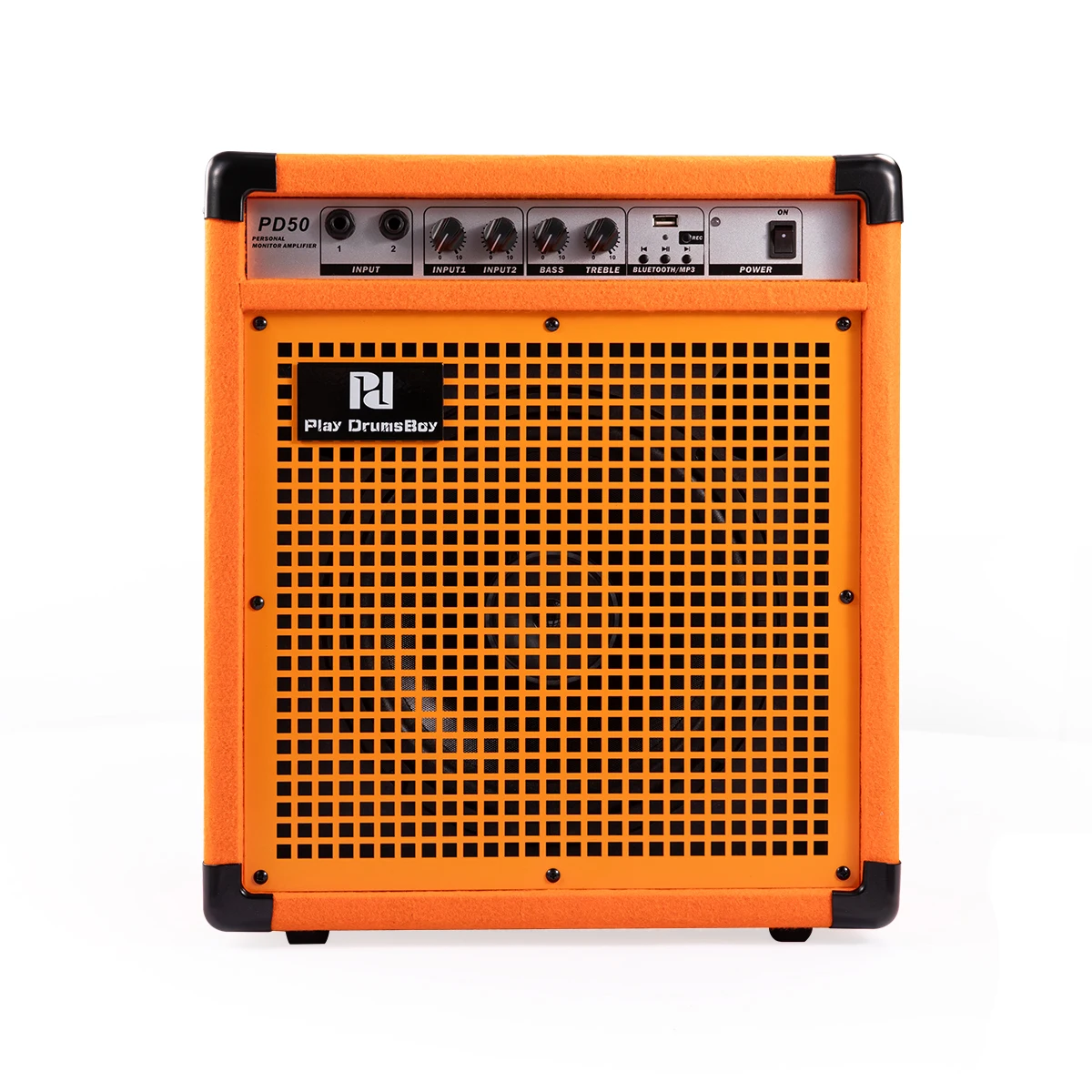 50W Drum Monitor Amplifier PD50 Portable Speaker For Electronic Acoustic Drums Stage Studio Musical Instrument Amp