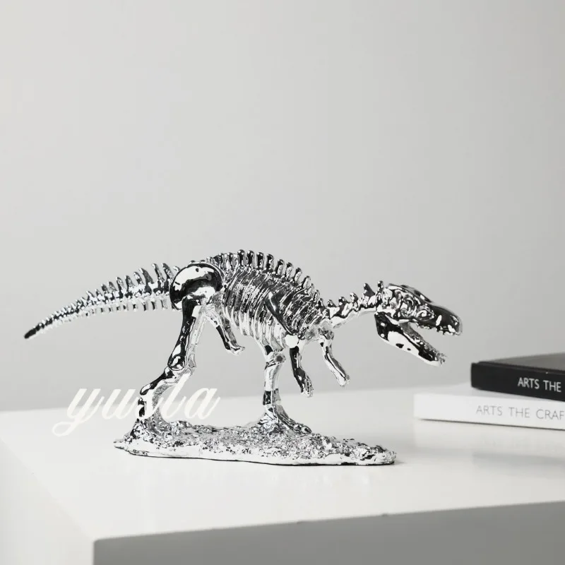 Minimalist Retro Dinosaur Figurine Decor for TV Stand Wine Cabinet Model Home B&B Office Soft Furnishing Ornament