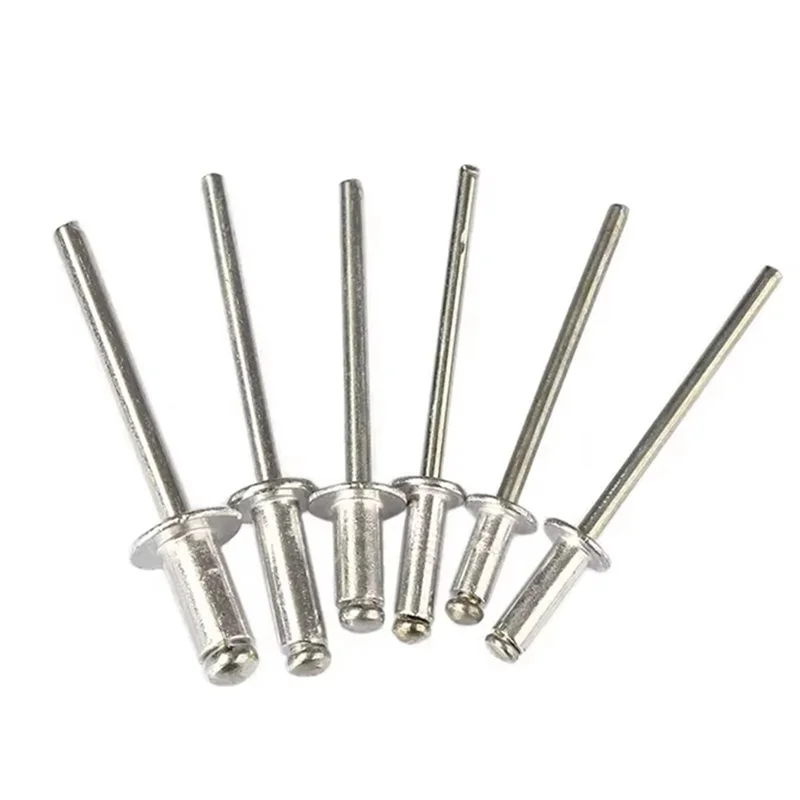 GTBL Set di rivettatrici per carichi pesanti Rivettatrice 120 pezzi Kit di assortimento di rivetti ciechi Utensili manuali Strumento per dadi per rivetti