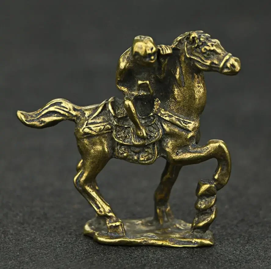 Los adornos de caballos de cobre se sellan inmediatamente para regalos de decoración de oficina.