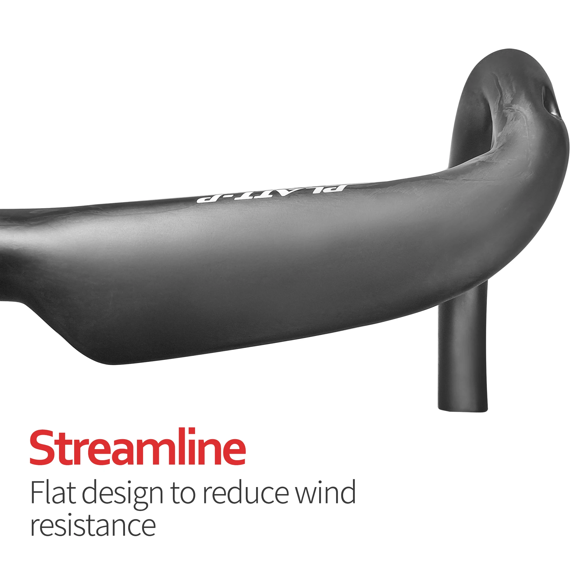 Carbon Fiber Road Bike Handlebar, UD 3K Gloss Finish, Full Handlebar, Internal Cable Routing, 40 cm, 42 cm, 44 cm