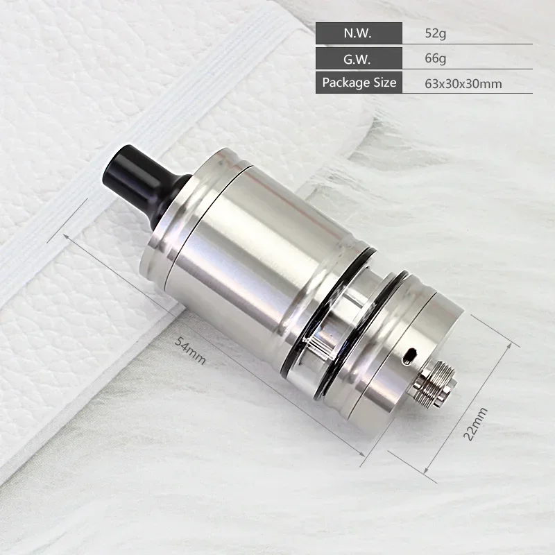 SXK Style Lindy RTA 316 SS 5 22 Vape 0.8/1.0/1.2/1.5 atomizer tank for coils & atomizers - gallery image 6