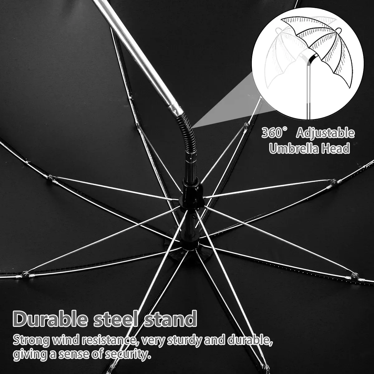 Baby Stroller Parasol Adjustable UV Protection Universal Cartoons Pram Shade Umbrella with Clamp For Stroller Accessories New image 5