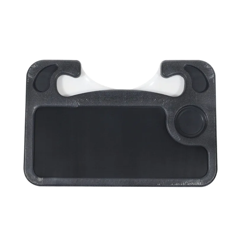 Small Multi-Function Car Desk with Steering Wheel Rack ABS Material Convenient Dining Table Tray and Car Computer Stand
