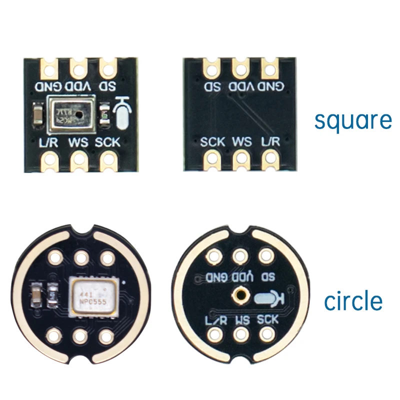 Produktbild von GERUI 4 Stück INMP441 MEMS Mikrofon – Omnidirektional, I2S Interface, 61 DB SNR, Niedriger Stromverbrauch, Für ESP32