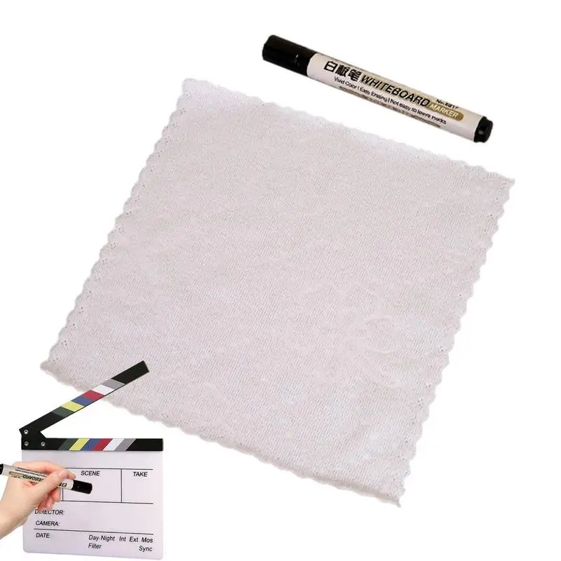 Film Director Clapper Board Movie Scene Acrylic Clapboard Dry Erase TV Movie Cut Handmade Cut Prop