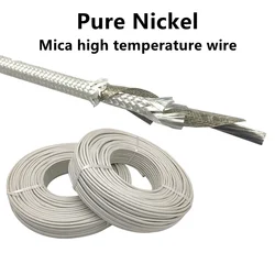 Filo ad alta temperatura in mica di nichel puro 18 17 15 13 11 9 7 6 4AWG filo di riscaldamento elettromagnetico resistente alle alte temperature 1000