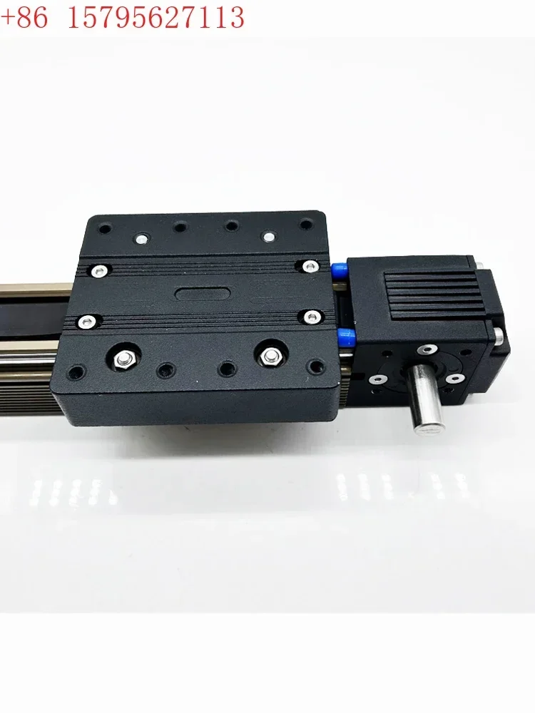 Synchronous belt linear module sliding table can be equipped with 42 57 60 stepper motor servo motor length