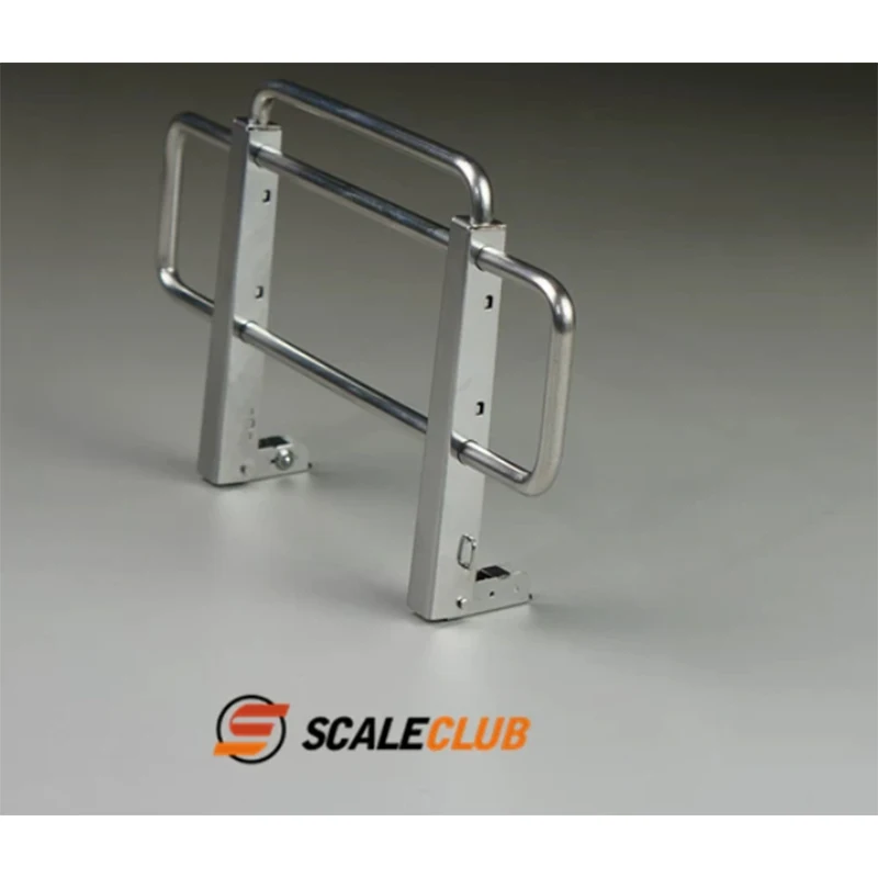 RC Scaleclub Modell für Tamiya 1/14 F2000 Auto Delong Truck Modell Spielzeug Metall Edelstahl Frontstoßstange Upgrade-Teile – Detail 7