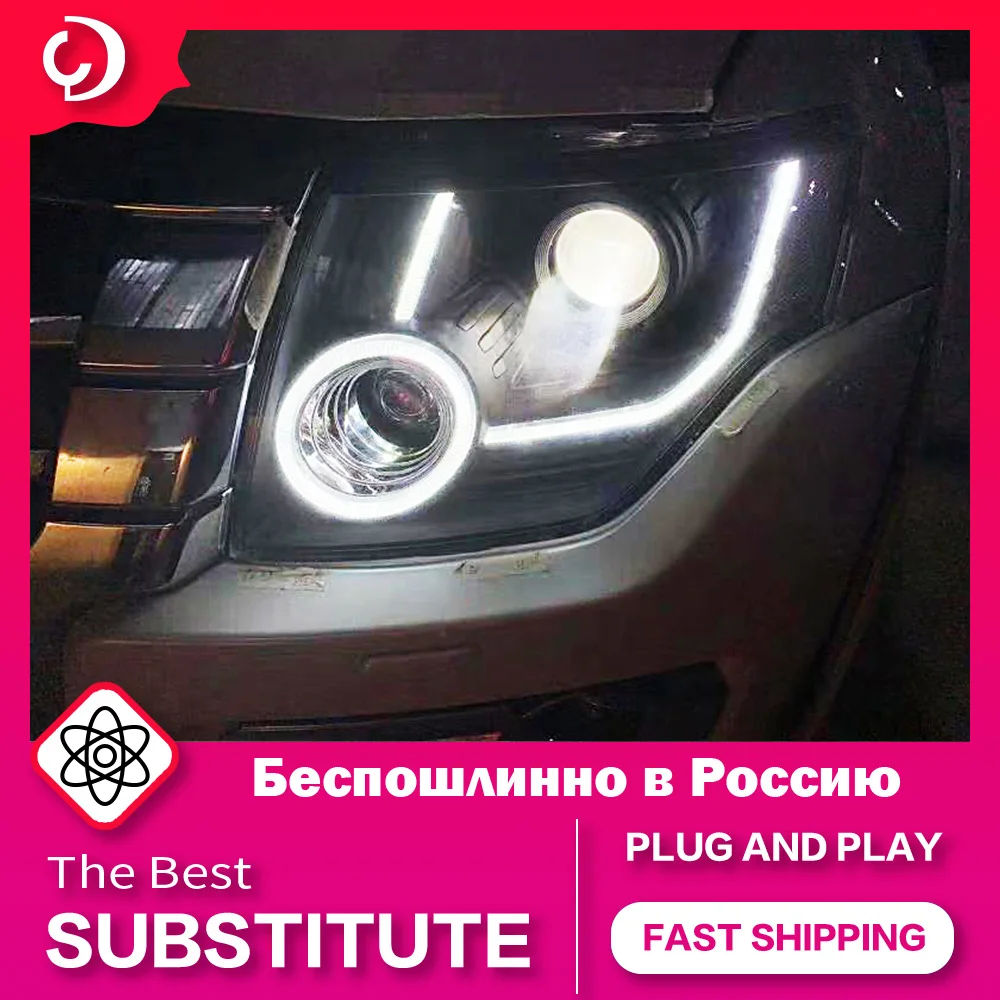 

AKD Car Headlights for Mitsubishi PAJERO V93 V97 2006-2020 LED Headlight DRL Head Lamp Led Projector Automotive Accessories