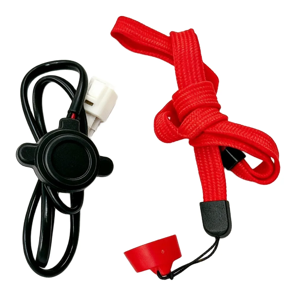 Off-Road Waterproof Engine Kill Switch 2-Pin Magnetic Stop Button With Safety Tether Lanyard For ATV Dirt Bike UTV Go-Kart