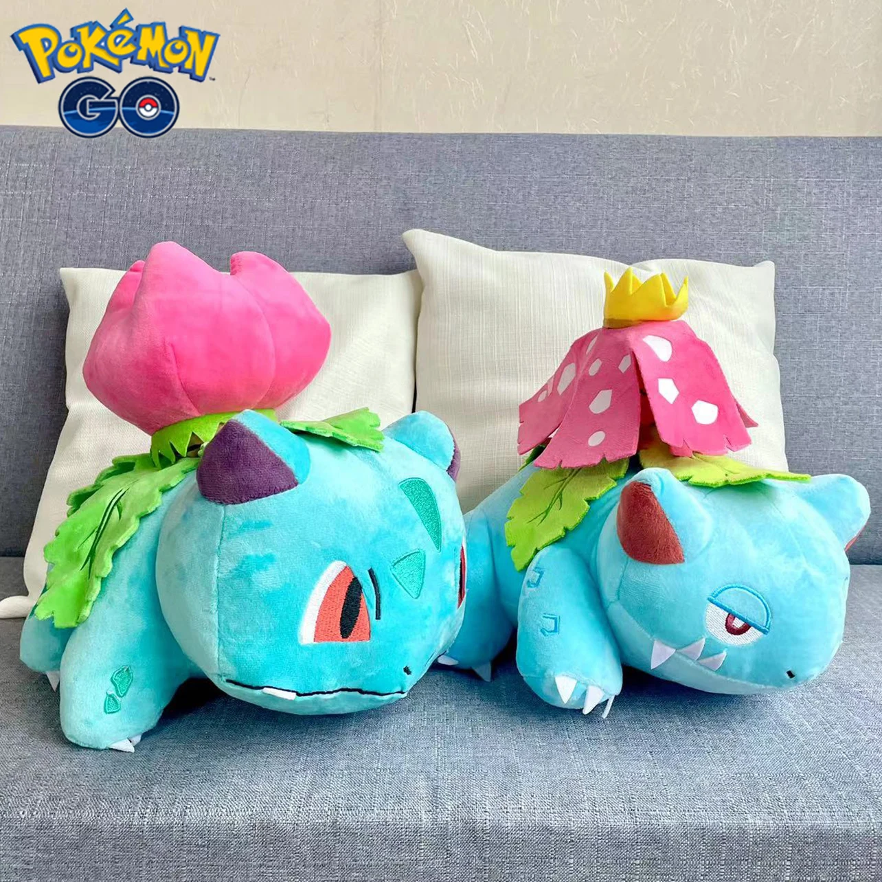 Kawaii Bulbasaur Venusaur Ivysaur بوكيمون أفخم لعبة ، أنيمي لينة دمية ، الكرتون أريكة وسادة ، هدية للأطفال ، ديكور الغرفة ، 25-30 سنتيمتر