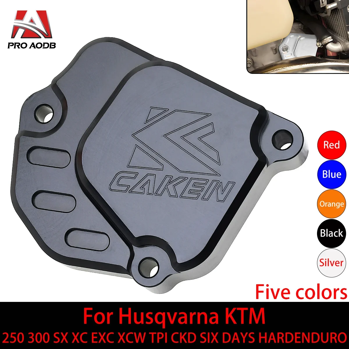 

2024 New Motorcycle CNC Right Exhaust Valve Control Cover protector For Husqvarna KTM SX XC EXC XC-W HARDENDURO 2023 250 300 Etc