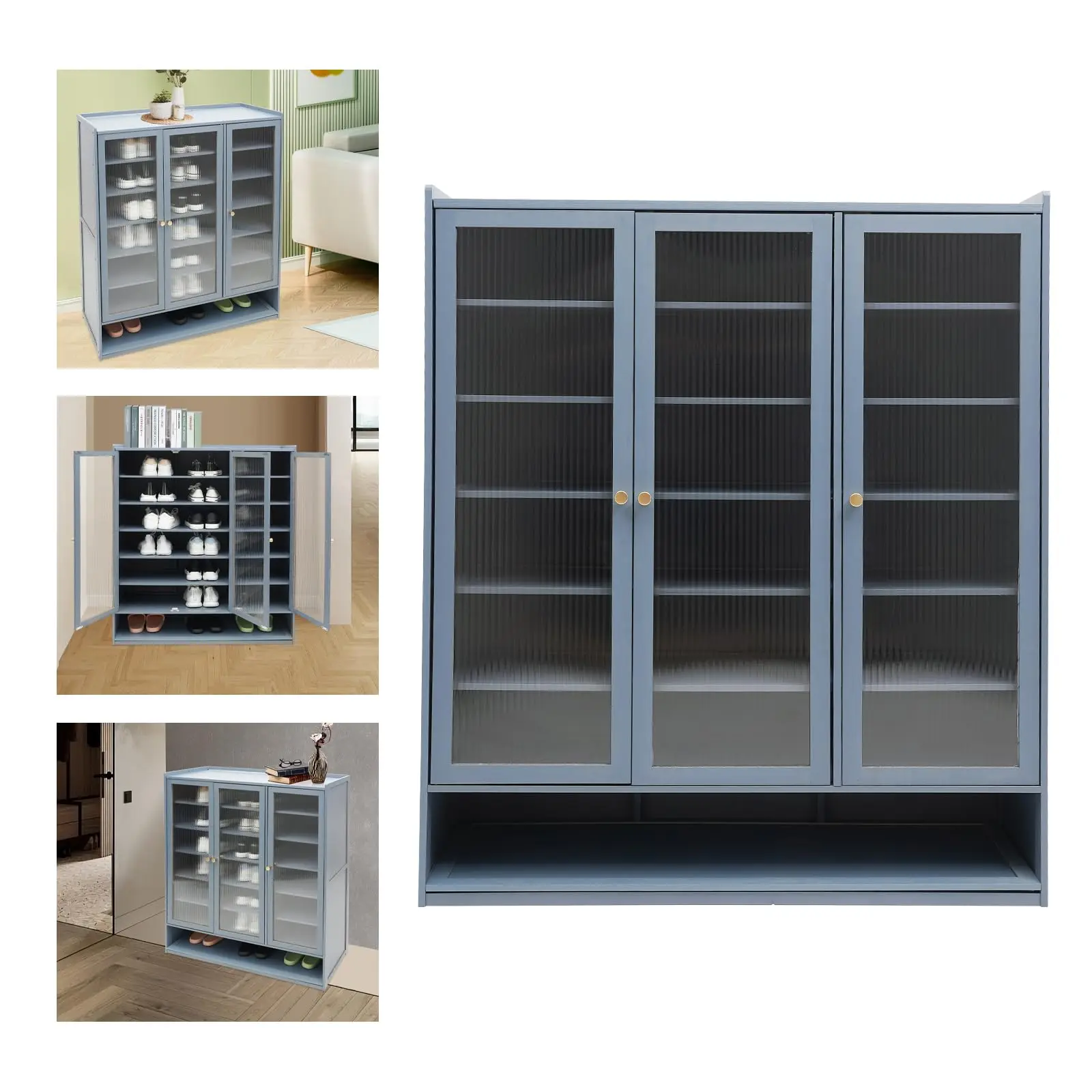 Шкаф для хранения обуви, 7-уровневая бамбуковая отдельно стоящая полка для обуви с дверью, современный органайзер для обуви в прихожей, шкаф для прихожей, дома Apar