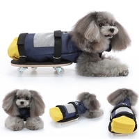 Dog Wheelchair Help to Protect Pet Chest Limbs Breathable Comfortable Wear-Resisting Cloth Drag Bag for Paralyzed Pets Disabled