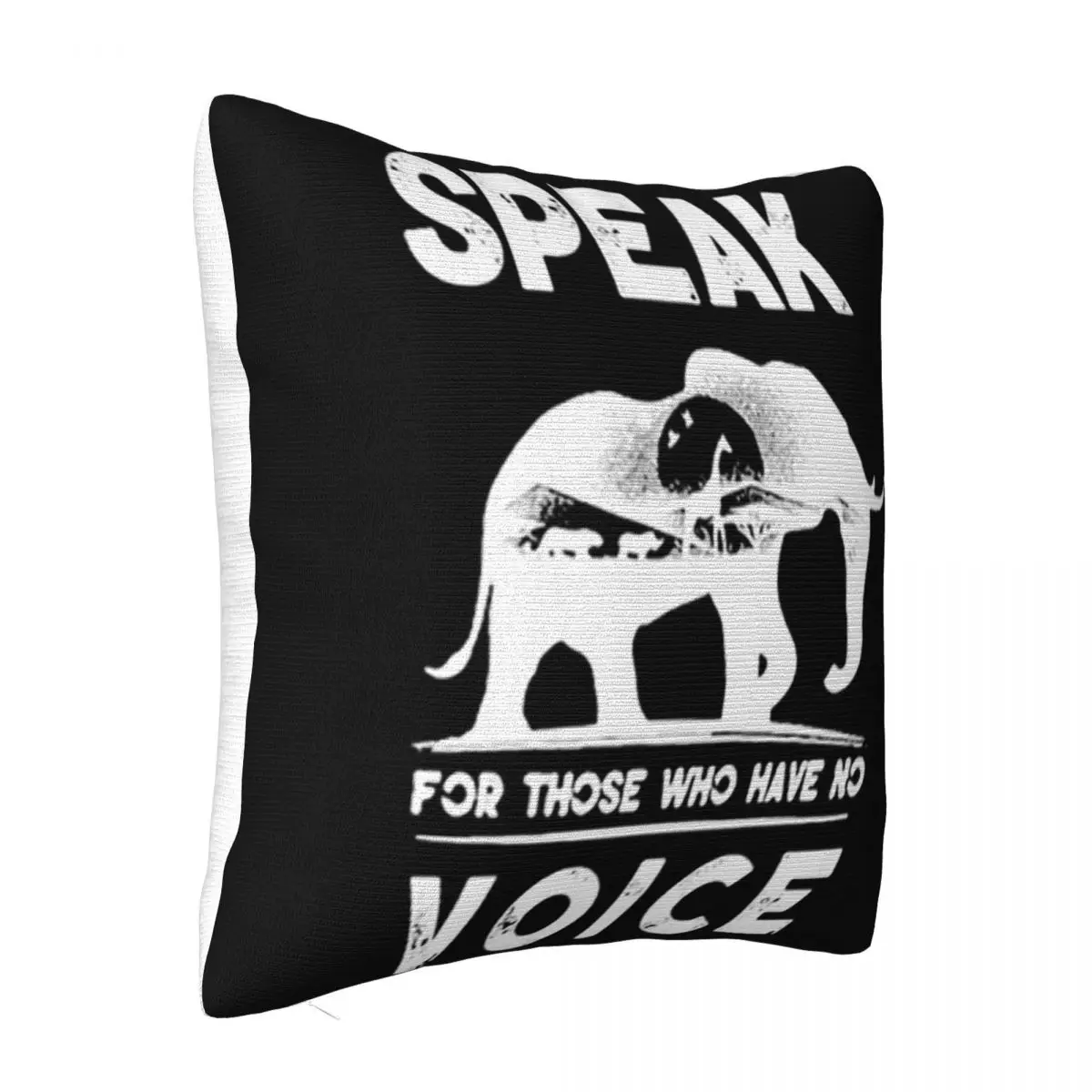 Elephant Speak For Those Who Have No Voice Top Quality Good Quality Brand Style Western Style Pillow Case